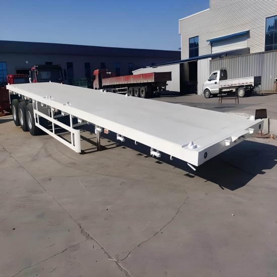 3 Axle Flatbed Container Trailer