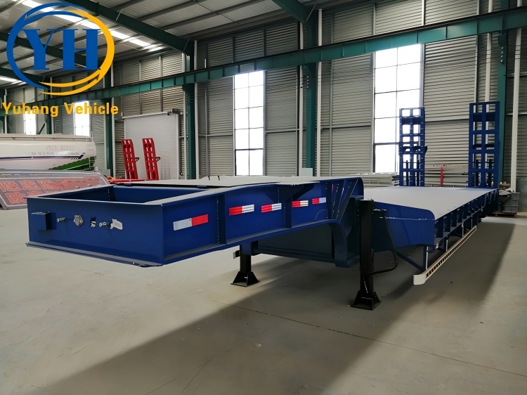 60 Ton Low Loader Trailer Is Ready Ship To Zimbabwe 
