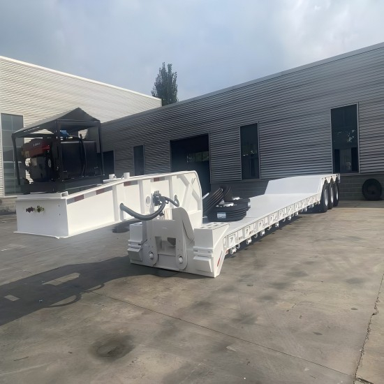 Tri Axle Rgn Tri Axle Lowboy Gooseneck Trailer Price for Sale