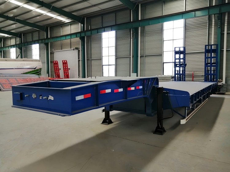 60 Ton Low Loader Trailer Is Ready Ship To Zimbabwe 