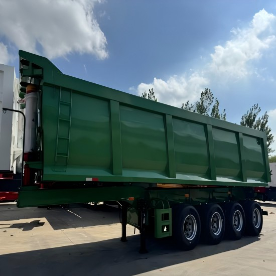 4 Axle Rear Dump Tractor Trailer