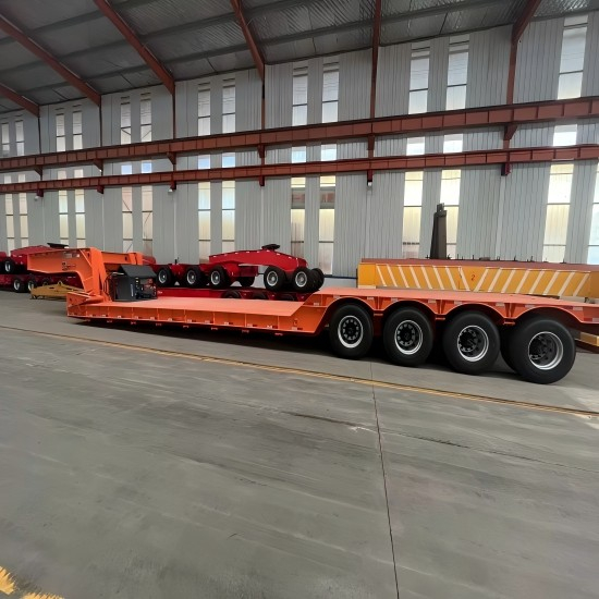 4 Axle Gooseneck Low Deck Trailer
