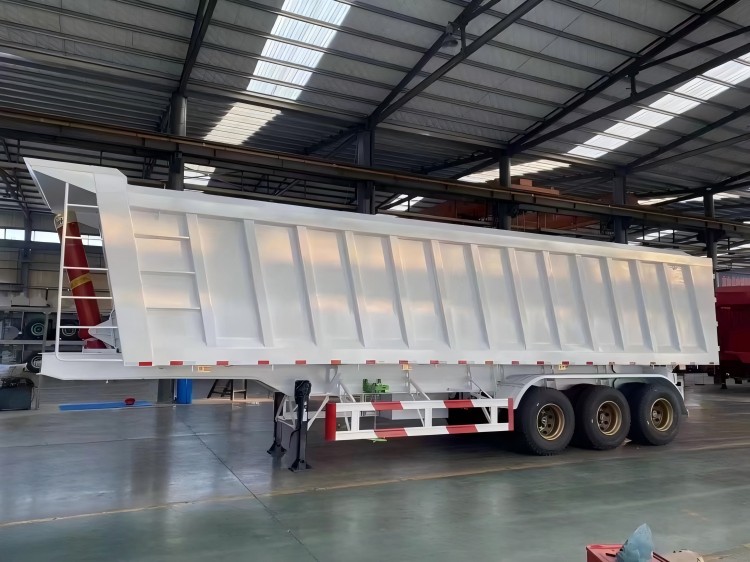 Tri Axle 35CBM Dump Truck Trailer Will Be Sent To Malawi