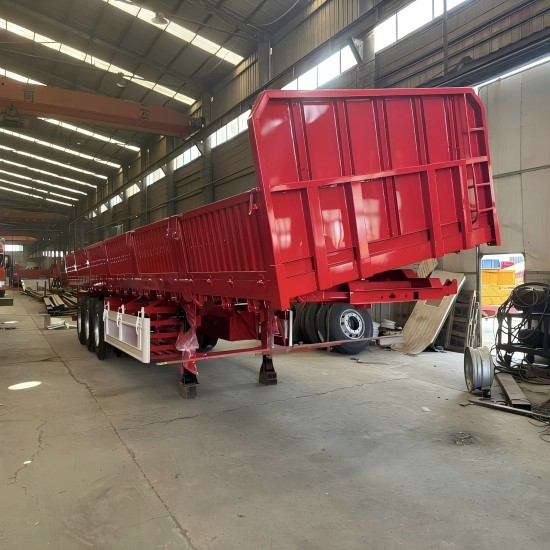 China Side Dump Semi Trailer