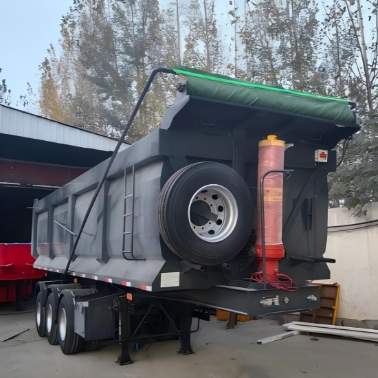 Tri Axle Hydraulic Tipper Trailer