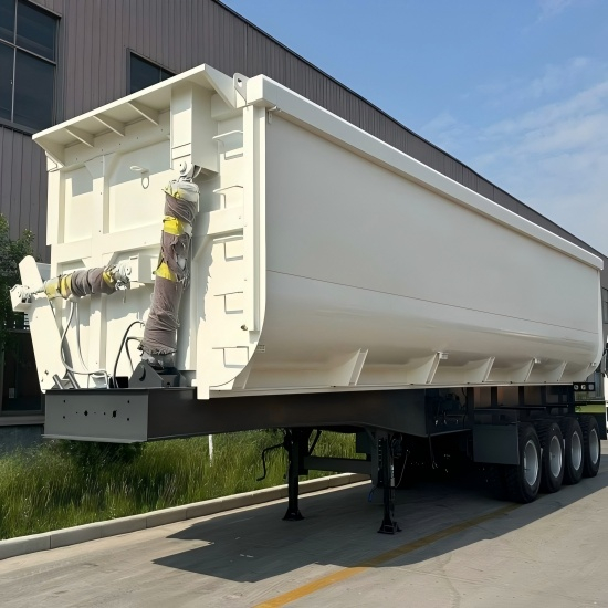 80 Ton Side Semi Tipper Trailer